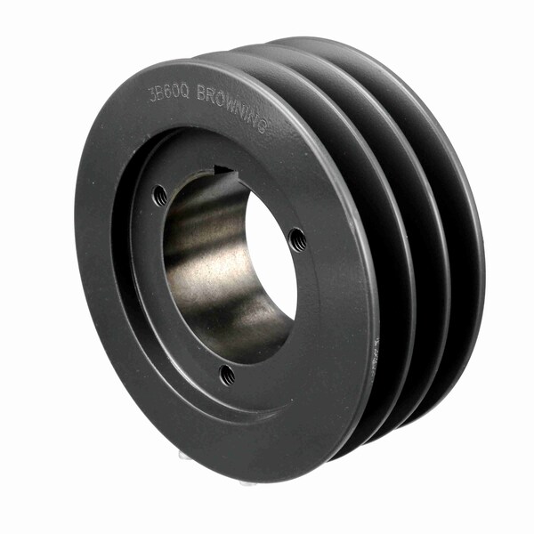 Browning 3 Groove Cast Iron Bushed Bore Multiple Sheave, 3B60Q 3B60Q - main